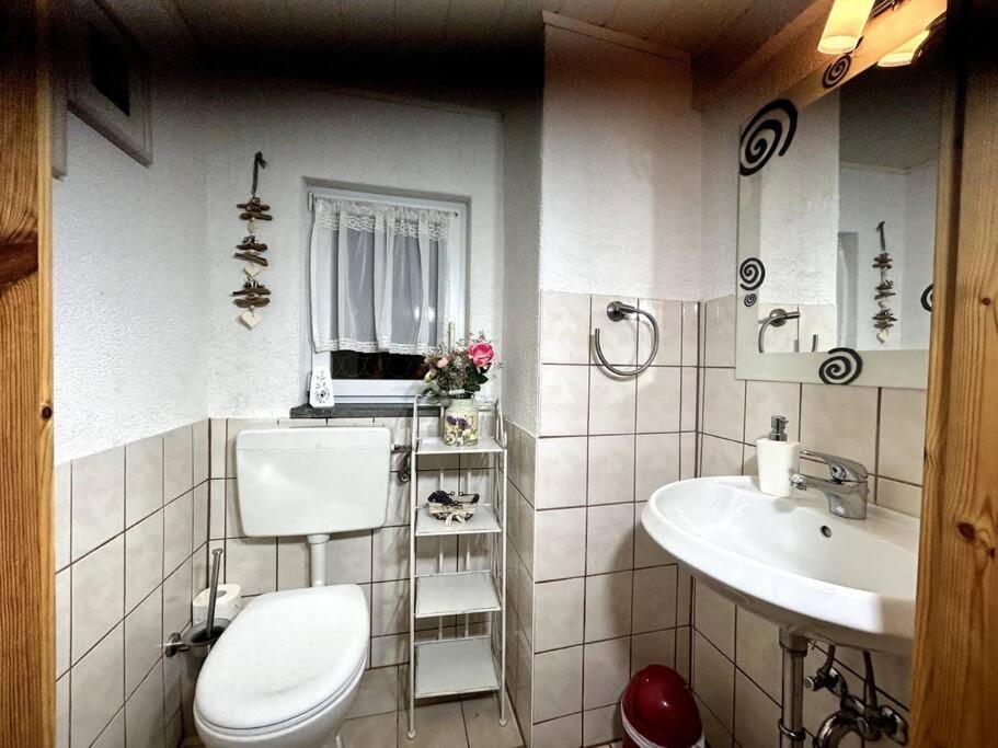 Rustikales Studio-Apartment Blockstube Im Haus Selma Großschönau Buitenkant foto